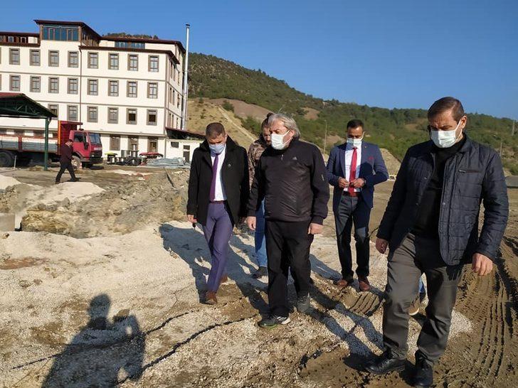 Başkan Şahin, hal kompleksi çevre düzenleme ve yapımı devam eden yatırımları inceledi G1