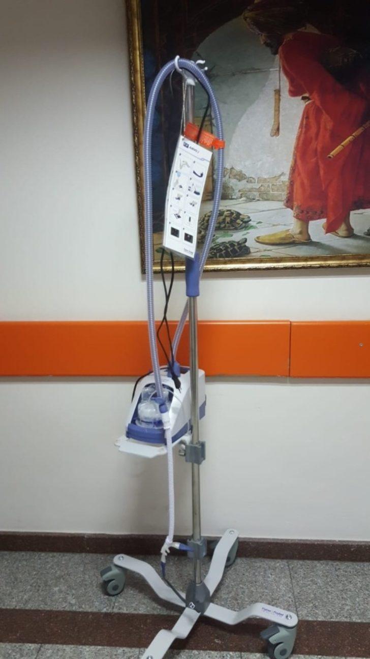 İşadamı Celep’ten Menemen Devlet Hastanesine solunum cihazı G4