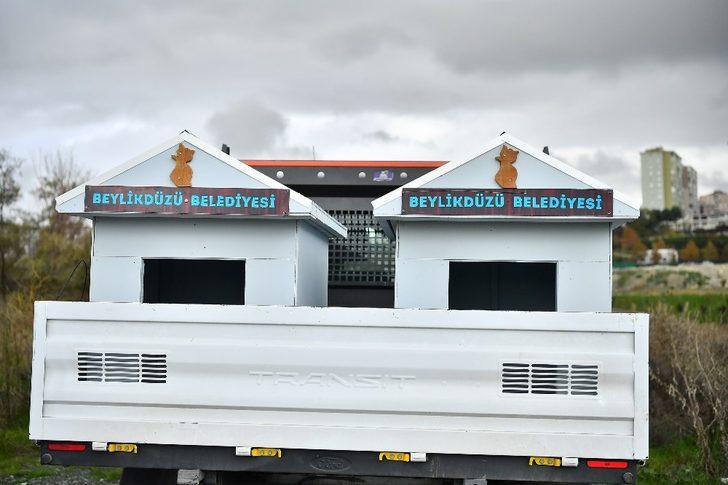 Beylikdüzü’ne kış koşullarına uygun kulübeler yerleştirildi G2