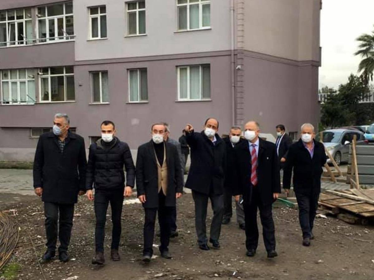 Hacı Emin Ayhan Ortaokulu inşaatı devam ediyor