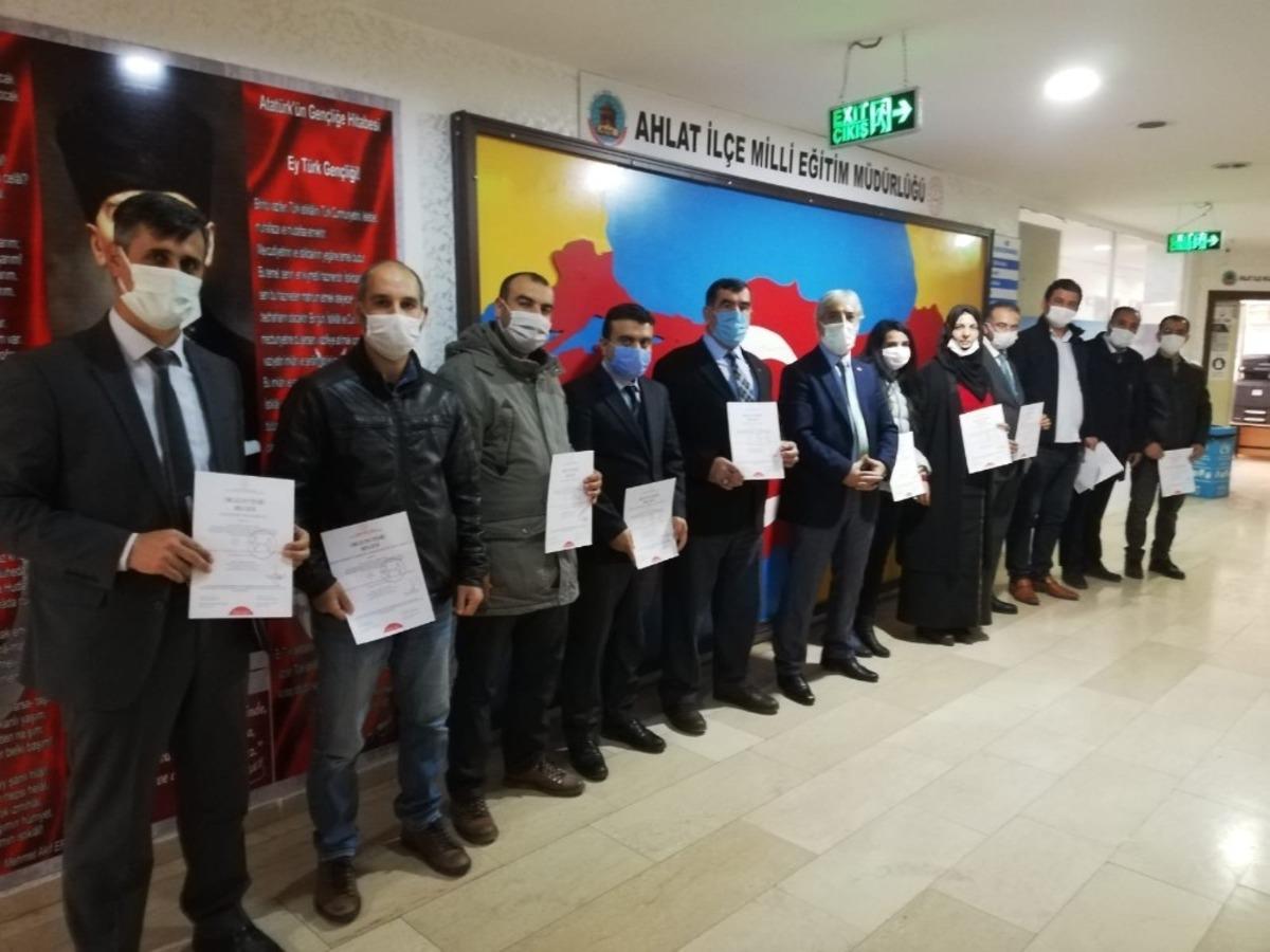Ahlat&rsquo;taki okullara &lsquo;Okulumuz Temiz&rsquo; belgesi