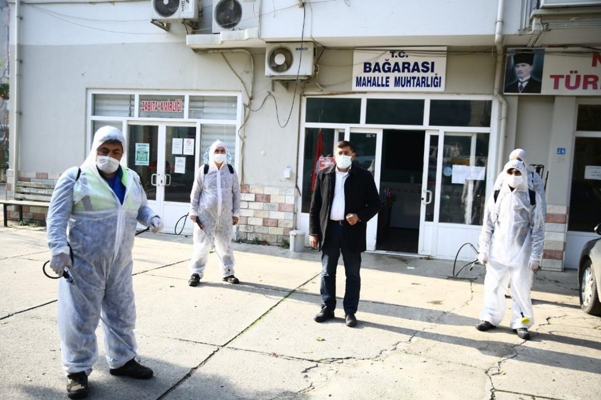 B&uuml;y&uuml;kşehir, Bağarası&rsquo;nı dezenfekte etti