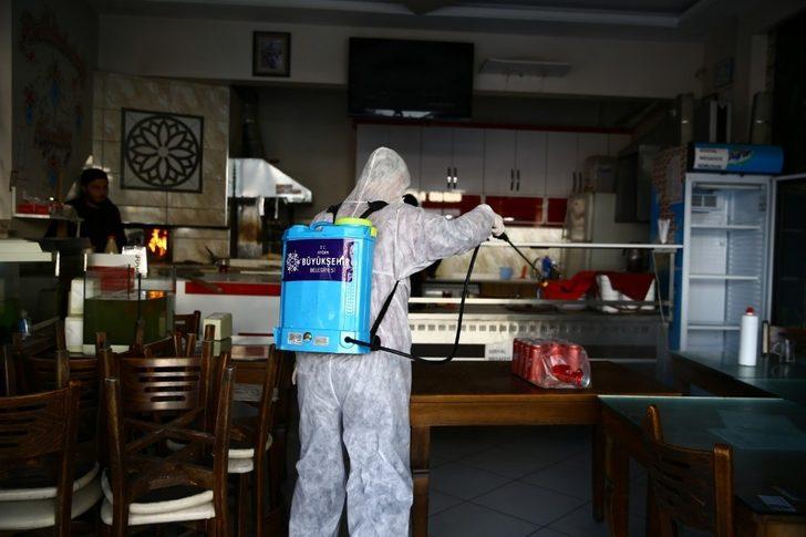 Büyükşehir, Bağarası’nı dezenfekte etti G3