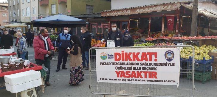 Samsun’da pazarda terazi denetimi G3