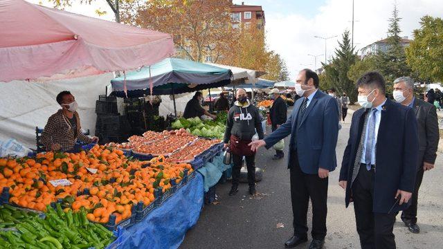 Kaymakam Demirkale’den korona denetimi