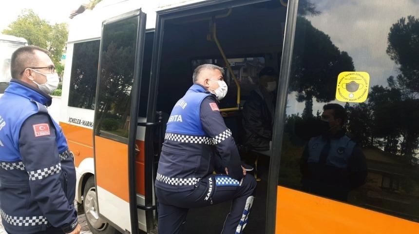 B&uuml;y&uuml;kşehir&rsquo;den toplu taşıma ara&ccedil;larında Korona vir&uuml;s denetimi