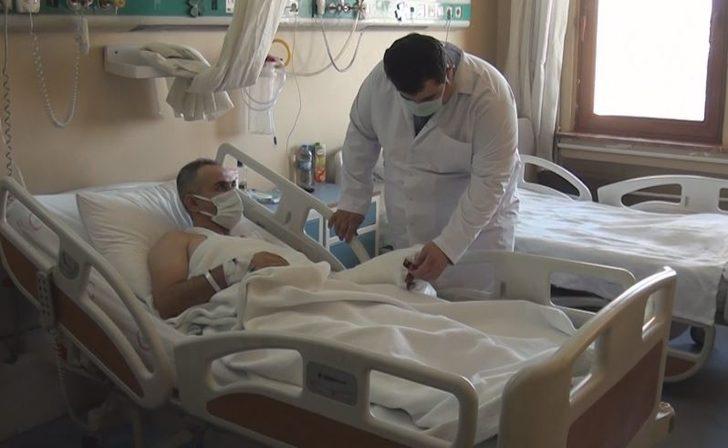 İş makinesine kolunu kaptıran işçinin kopan kolu yerine dikildi G2