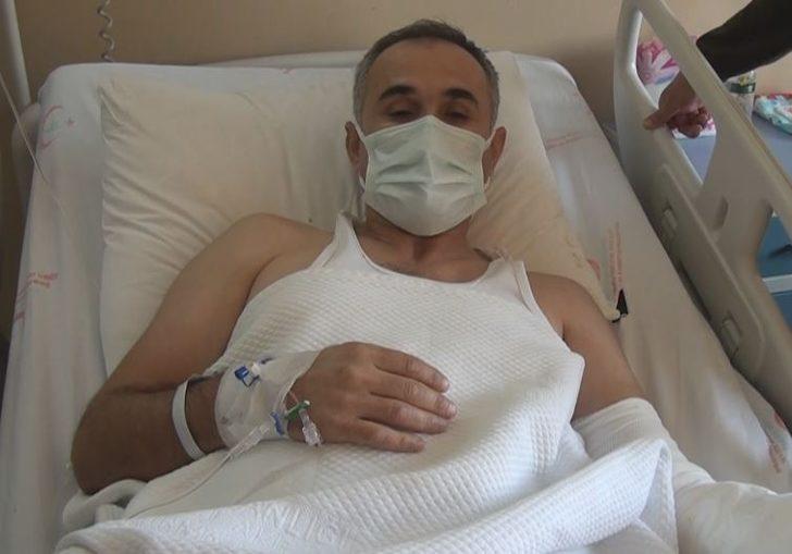 İş makinesine kolunu kaptıran işçinin kopan kolu yerine dikildi G3