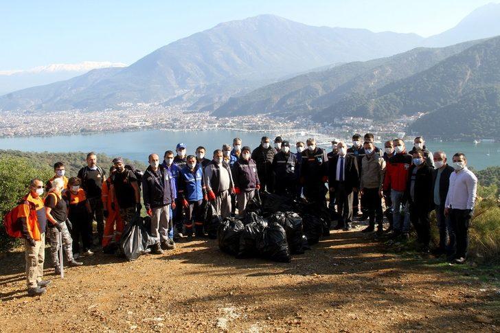Fethiye’de 3 saatte, 5 ton çöp toplandı G1