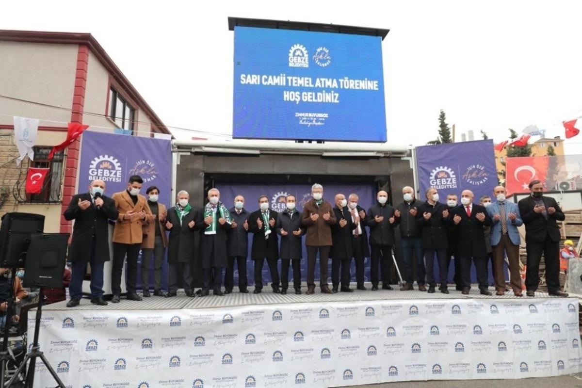 Sarı Cami Projesi&rsquo;nin temeli dualarla atıldı