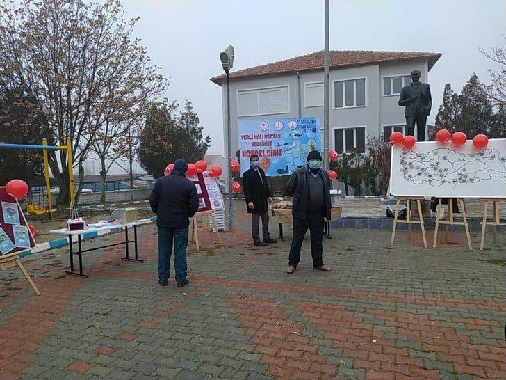 İlçe merkezine yerli ürün tanıtan sergi açtılar G1