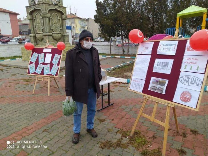 İlçe merkezine yerli ürün tanıtan sergi açtılar G3