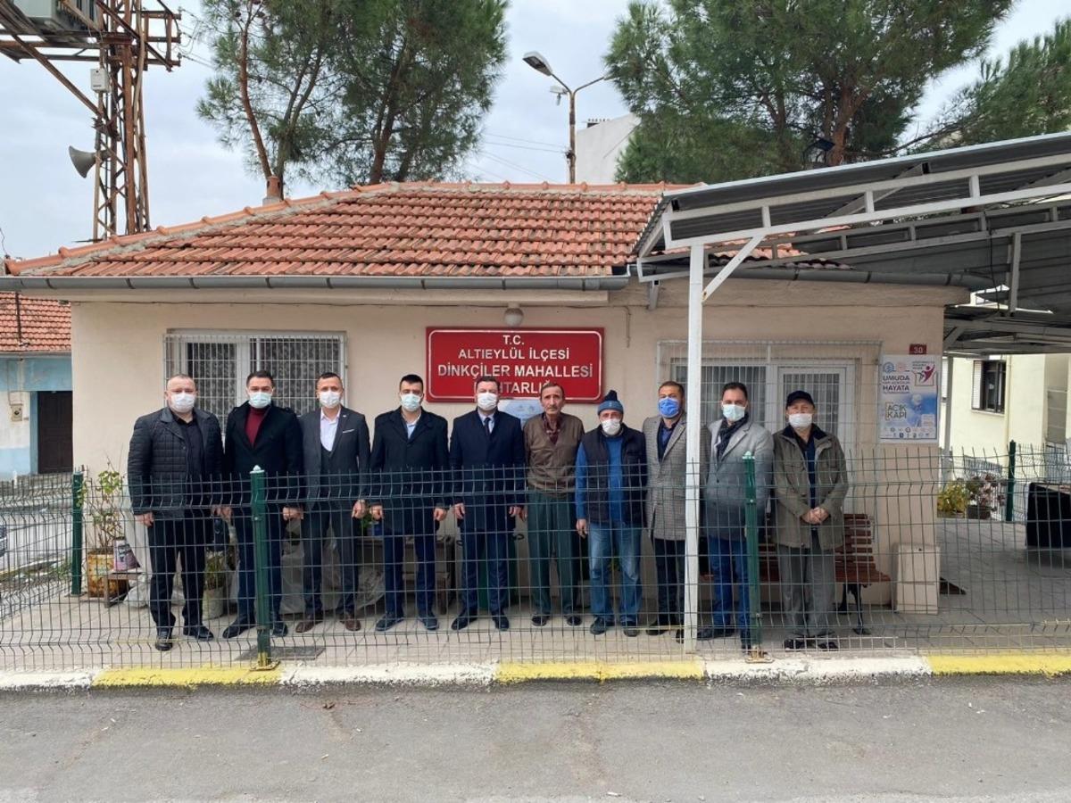 MHP&rsquo;den mahalle muhtarlara ziyaret