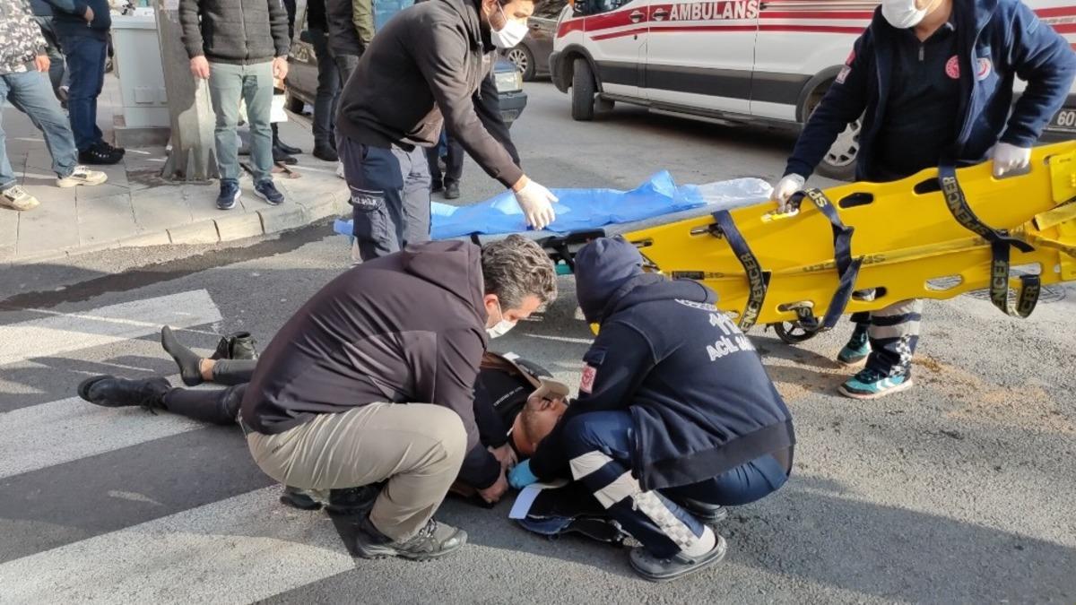 Burdur&rsquo;da otomobil motosiklete &ccedil;arptı: 1 yaralı