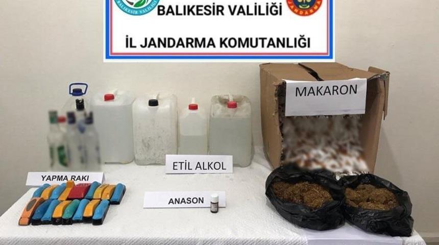 İvrindi&rsquo;de ka&ccedil;ak i&ccedil;ki ve t&uuml;t&uuml;n operasyonu