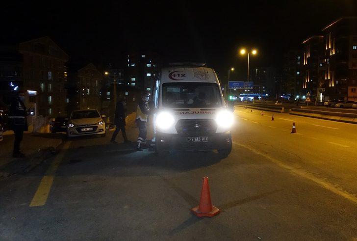 Kırıkkale'de "dur" ihtarına uymayan sürücü otomobiliyle polise çarptı G1