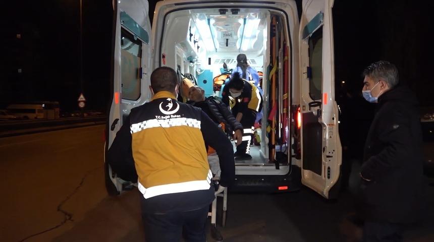 Alkollü sürücü 'dur' ihtarına uymayıp otomobiliyle polise çarpıp kaçtı