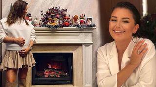 Merve Özbey'den hamilelik pozu!