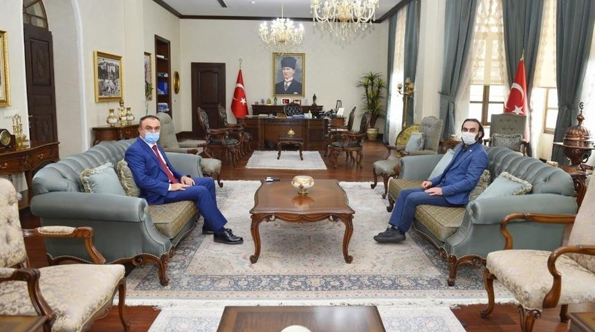 &Ccedil;ağlar&rsquo;dan Vali Soyt&uuml;rk&rsquo;e ziyaret