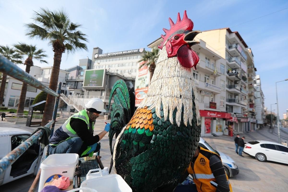 7 bin par&ccedil;adan oluşan cam horozda bakım ve temizlik &ccedil;alışmaları yapıldı