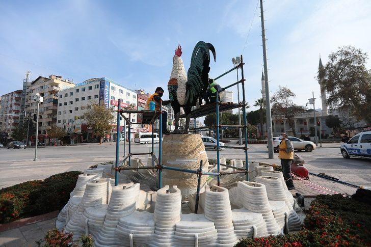 7 bin parçadan oluşan cam horozda bakım ve temizlik çalışmaları yapıldı G2