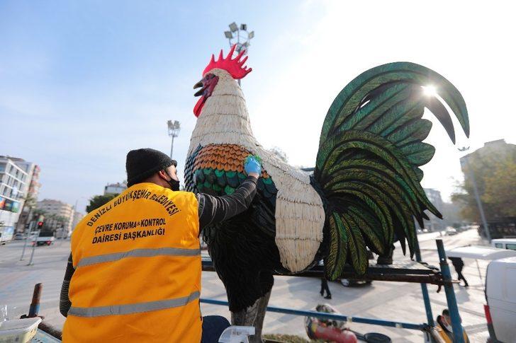 7 bin parçadan oluşan cam horozda bakım ve temizlik çalışmaları yapıldı G4