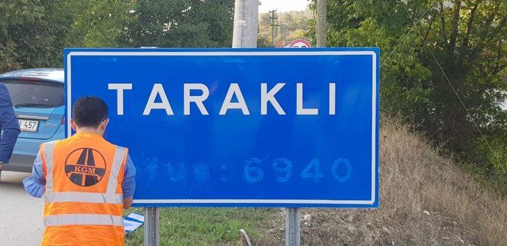 Taraklı ilçesinin tabelası değişti G2