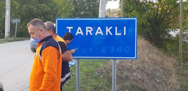 Taraklı ilçesinin tabelası değişti G4