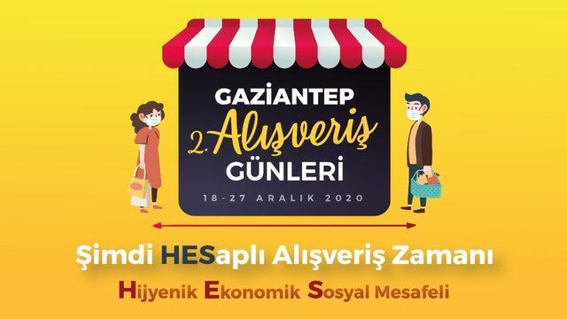 Gaziantep’te alış veriş günleri devam ediyor