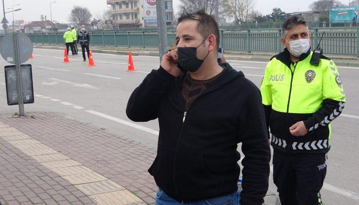 İzin belgesi soran polise 'WhatsApp' grubunu gösterdi