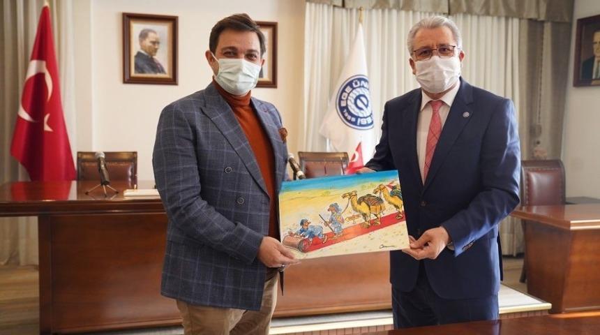 E&Uuml; İletişim Fak&uuml;ltesine sanatsal &ouml;d&uuml;l