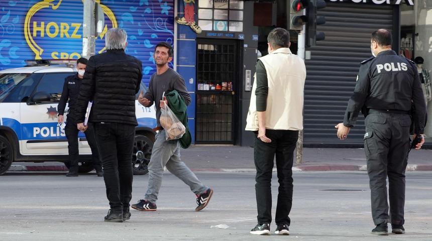 Mobeseyi taşladı, gözaltına alınmamak için elinden geleni yaptı