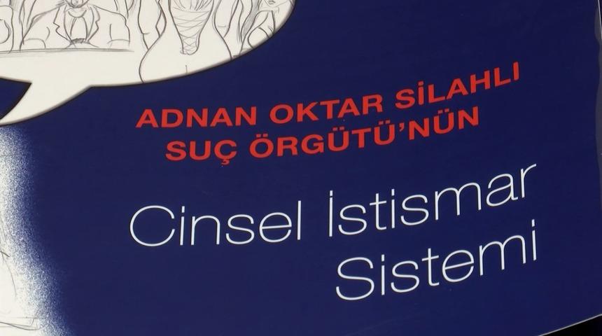 Adnan Oktar Suç Örgütü'nde yapıldığı iddia edilen cinsel istismarlar karikatürleştirilip mahkemeye sunuldu