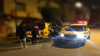 Kısıtlamada alkol servisi yapan motosikletliye 8 bin lira ceza