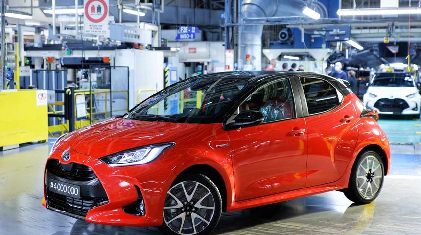 Yeni Toyota Yaris 4 milyon adet üretim rakamına ulaştı
