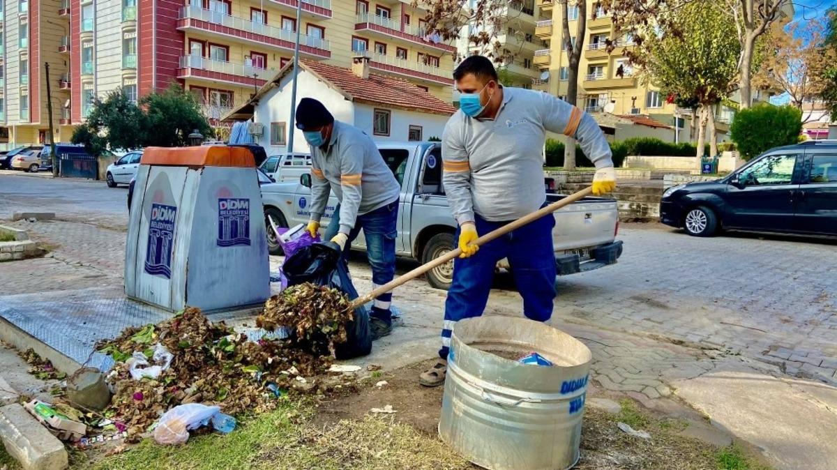 Didim&rsquo;de dezenfekte &ccedil;alışmaları s&uuml;r&uuml;yor