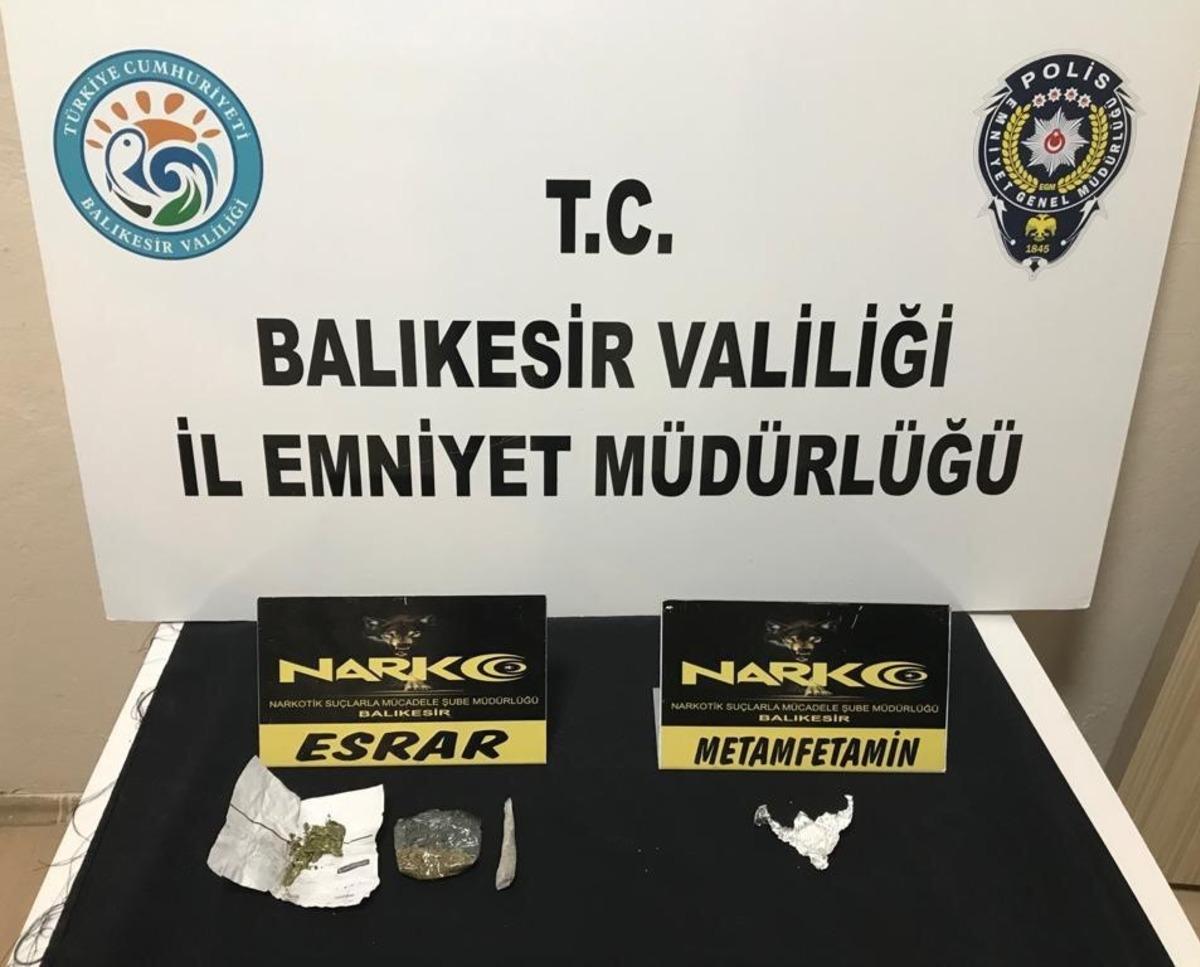 Balıkesir&rsquo;de uyuşturucu operasyonu