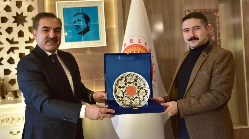 Kaymakam Zeyrek&rsquo;ten Başkan &Ccedil;oban&rsquo;a ziyaret