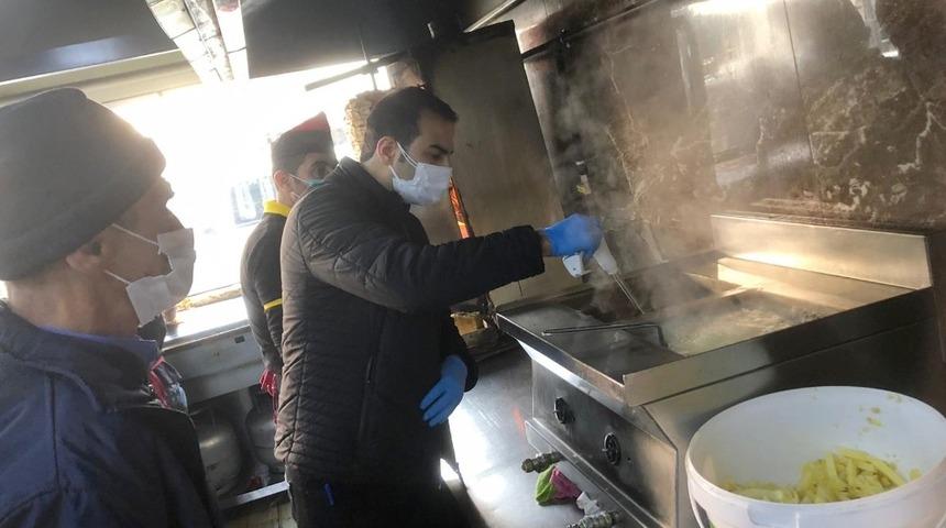 Hakkari&rsquo;deki iş yerlerinde yağ &ouml;l&ccedil;&uuml;m&uuml;