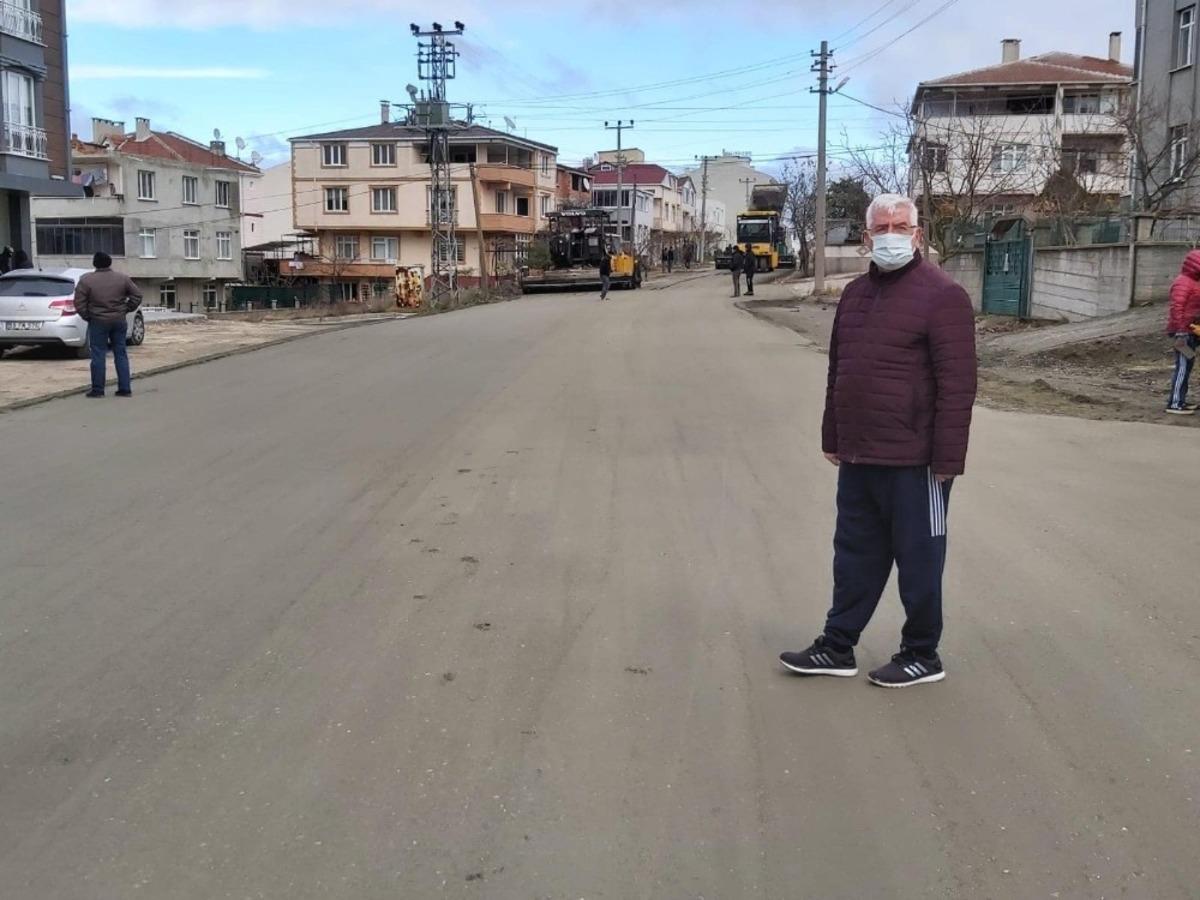 Ergene Belediyesi yol &ccedil;alışmalarını kesintisiz s&uuml;rd&uuml;r&uuml;yor