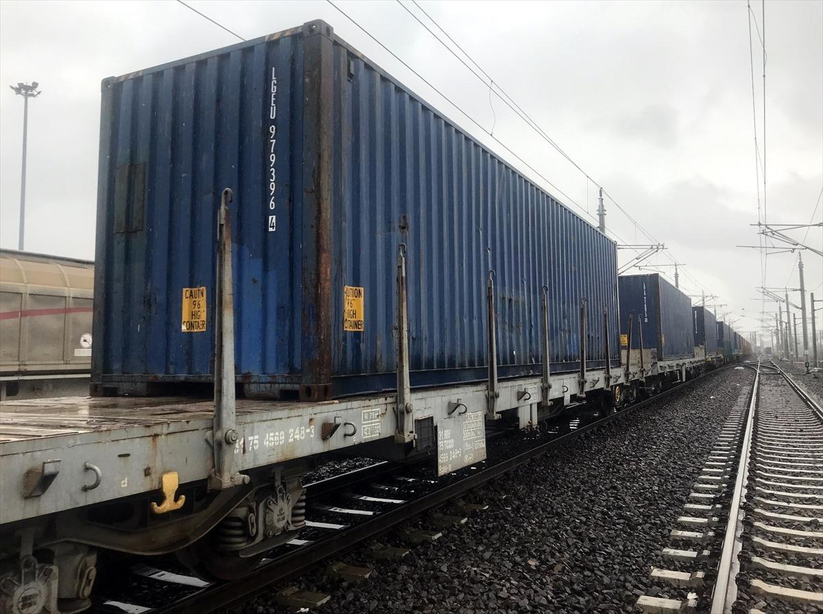 T&uuml;rkiye'den &Ccedil;in'e gidecek ikinci blok ihracat treni Kocaeli'ye ulaştı
