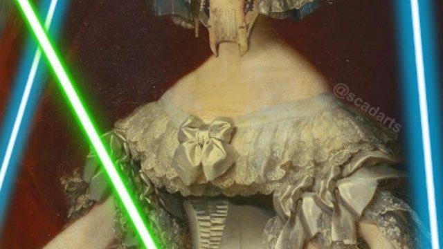 Eşi evdeki çerçevelerin fotoğraflarını ‘Yıldız Savaşları’ filminin karakteriyle değiştirdi!