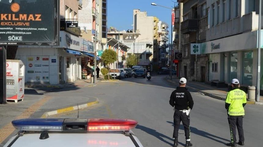 S&ouml;ke&rsquo;de kısıtlamaya uymayan 27 kişiye ceza