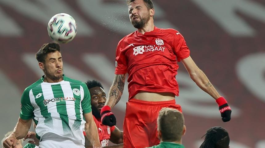 İH Konyaspor: 0 - DG Sivasspor: 1 (Maç sonucu)