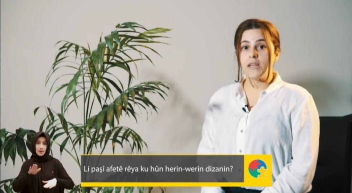 Arap&ccedil;a ve K&uuml;rt&ccedil;e afet bilinci anlatılıyor