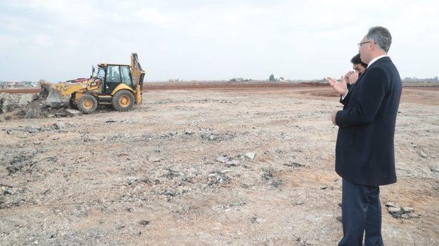 Eyyübiye’de araç garaj parkı çalışmaları