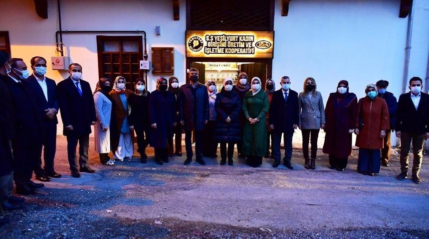 Yeşilyurt&rsquo;ta kadın kooperatifine &ouml;nem
