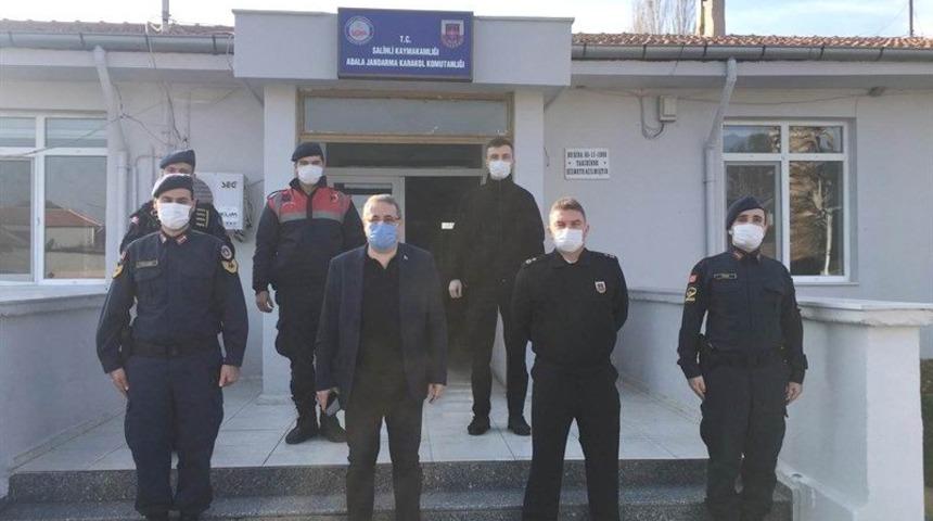 Kaymakam Sağlam, Jandarma Karakolunu ziyaret etti