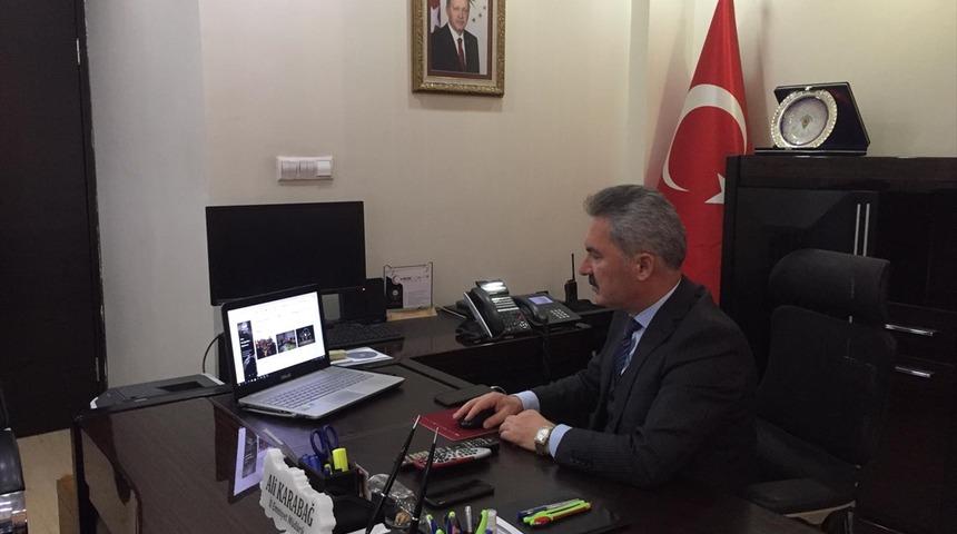 Van Emniyet M&uuml;d&uuml;r&uuml; Ali Karabağ, AA'nın "Yılın Fotoğrafları" oylamasına katıldı