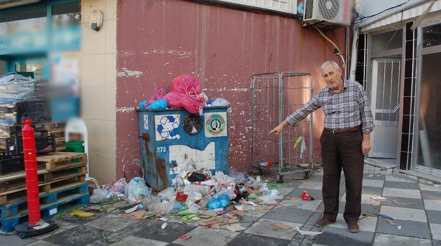 Vatandaştan çöp tepkisi